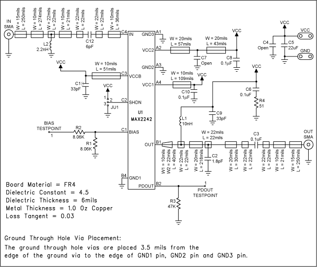 図8. MAX2242の回路図