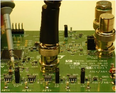 Waveforms of Figure 5 and Figure 6 were taken using a short piece of bus wire as the scope ground lead and connecting it to a nearby ground node