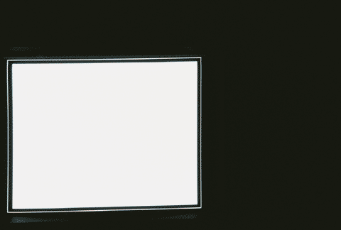 Figure 2a. White screen of Regulate video test signal.