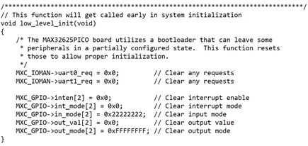 Figure 5. Bootloader initialization.