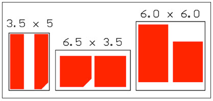 Figure 1. 1-Wire SFN contact package dimensions (mm), bottom view.