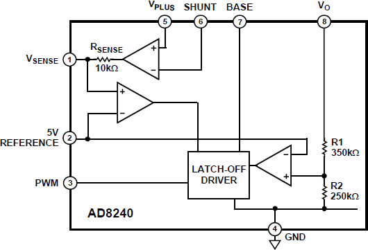 AD8240 Functional Block Diagram