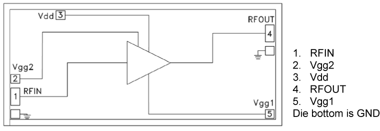 ADH463S-DIE Functional Block Diagram