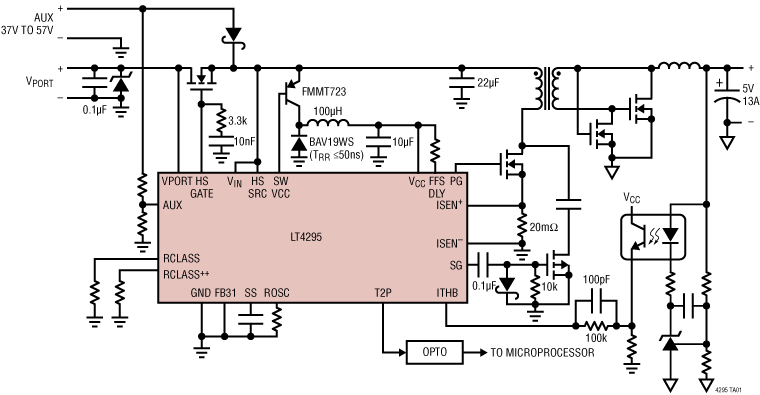 LT4295 Application Circuit