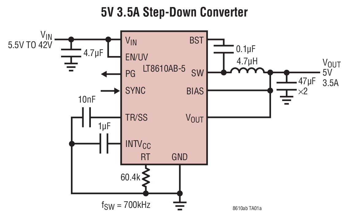 5V 3.5A Step-Down Converter