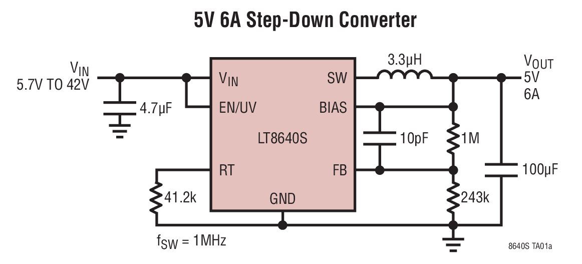 5V 6A Step-Down Converter