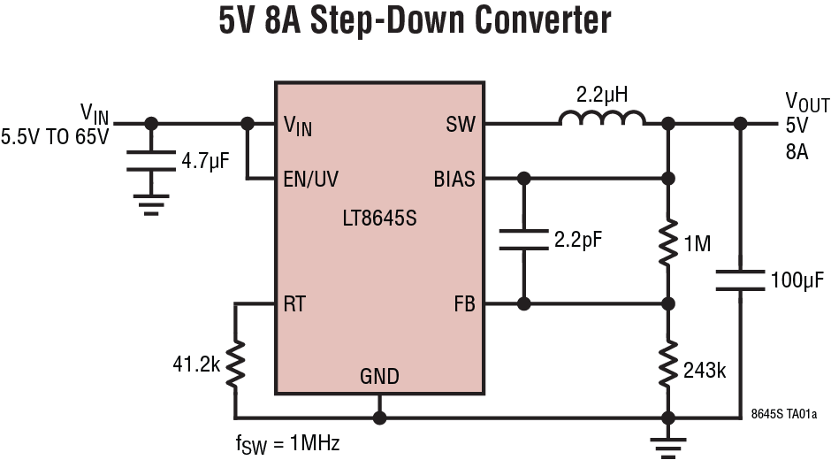 5V 8A Step-Down Converter