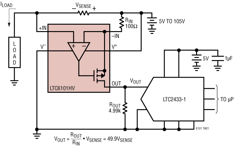 LTC6101 Application Circuit