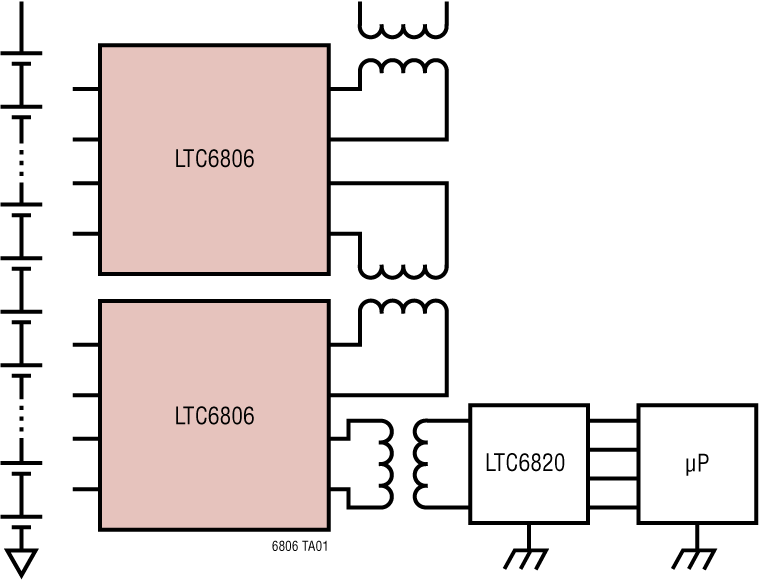LTC6806 Application Circuit