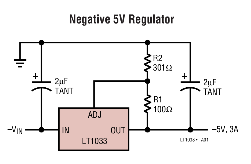 Negative 5V Regulator