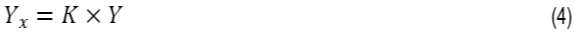 Equation for calculating conductivity of the liquid