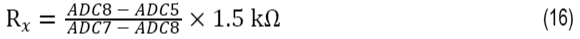 Equation for calculating RTD resistance