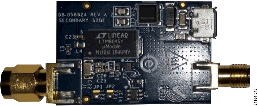 図 13. EVAL-CN0522-EBZ の底面図