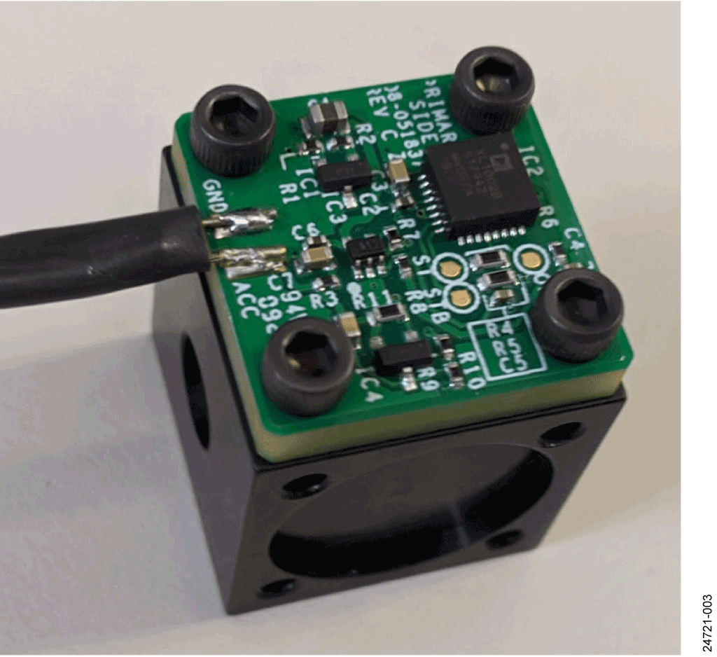 図 3. EVAL-CN0532-EBZ を取り付けた EVAL-XLMOUNT1