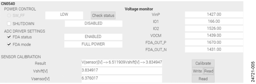 Figure 5. CN-0540 IIO-Oscilloscope Plugin Graphical User Interface Figure 5. CN-0540 IIO-Oscilloscope Plugin Graphical User Interface