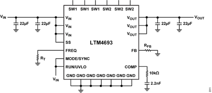 Figure 11. LTM4693 Connection Diagram