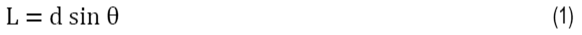 Formula to calculate the incremental propagation distance between elements (L)