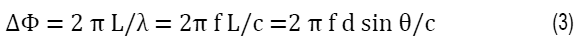 Formula for computing phase delay