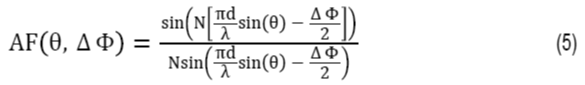 Equation for normalized antenna factor
