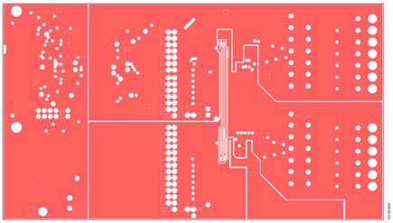 Layer 3 of the EVAL-CN0235-SDPZ PCB
