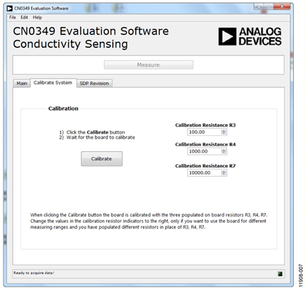 CN-0349 Software Calibration Window