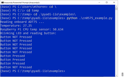 Figure 9. CN0575 Example Script
