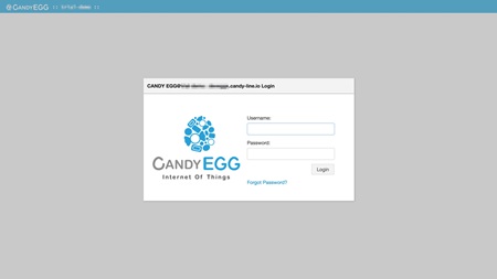 図5, CANDY EGGログイン画面