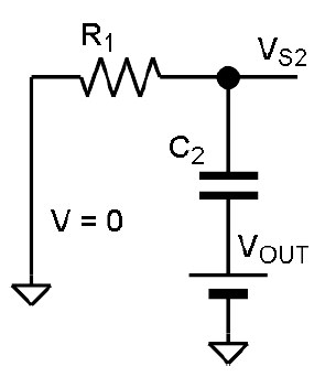 図5. 𝑉=0として𝑉𝑂𝑈𝑇からのみの𝑉𝑆2を得る(同)