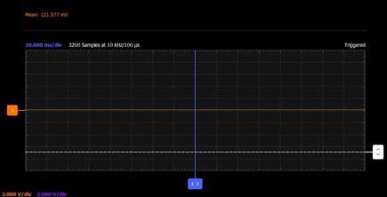 Figure 5. A red LED and single common emitter NPN light sensor–LED light at min distance.