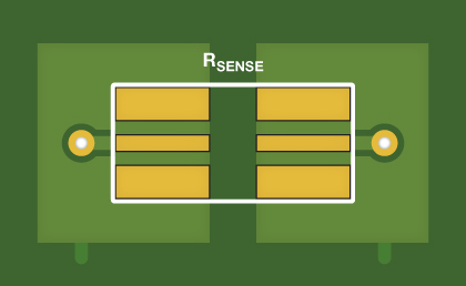 図9. RSENSE用の推奨配線パターン