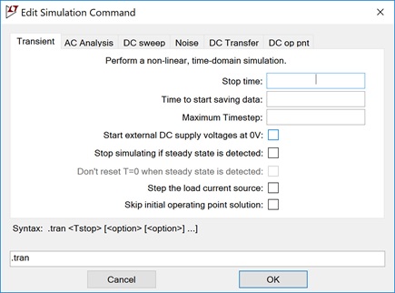 Figure 11. Editing a simulation.