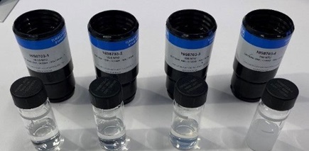 Figure 8. Turbidity calibration standards.