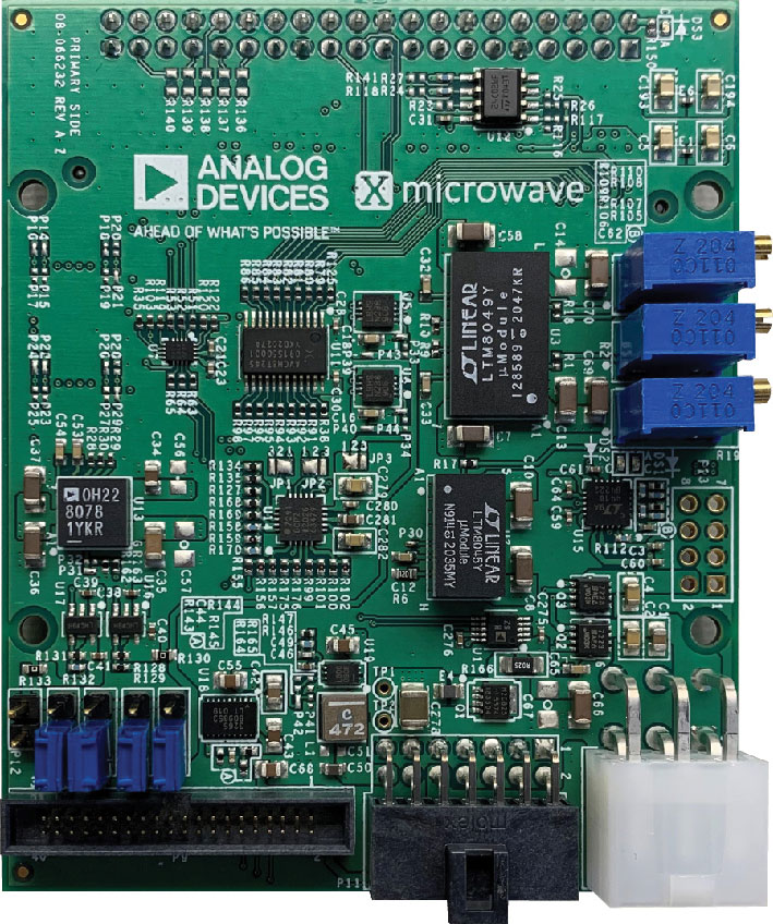 図10. FMC-XMWブリッジ・ボードであるAD-FMCXMWBR1-EBZの外観