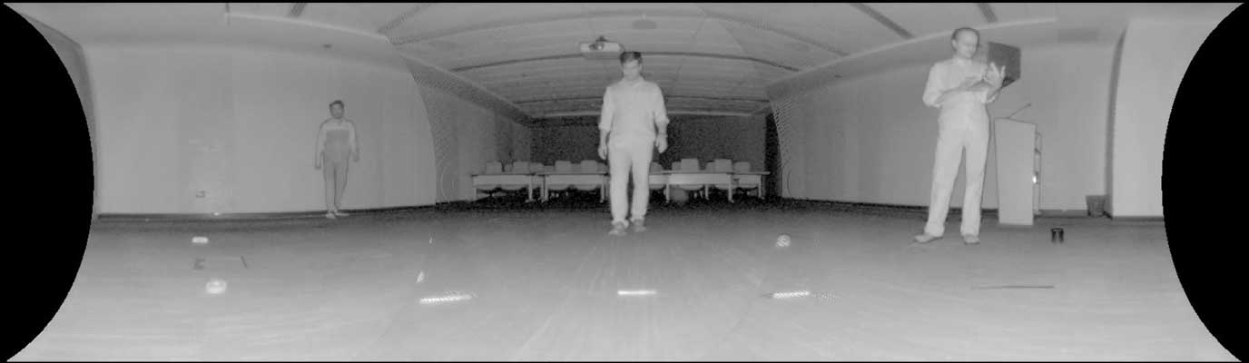 図8. 合成後のIRデータ。210°のFOVを実現しています。