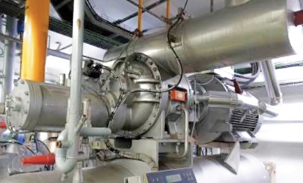 Figure 7. OtoSense SMS sensor installed on a customer facility compressor.